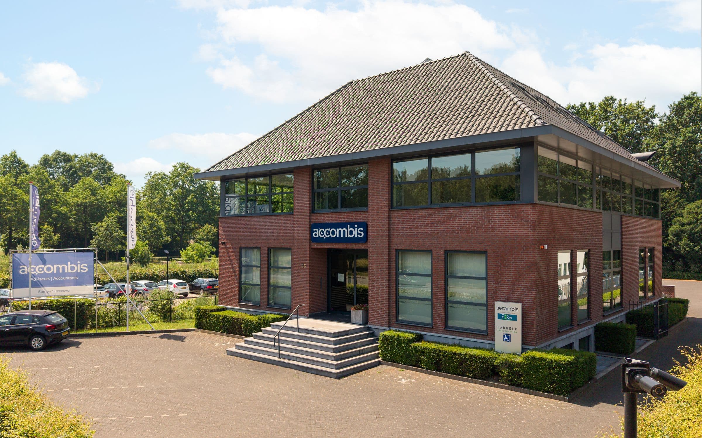 Het kantoor van Accombis aan de Lange Trekken in Bladel